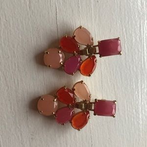 Kate Spade Pink Gem Drop Earrings